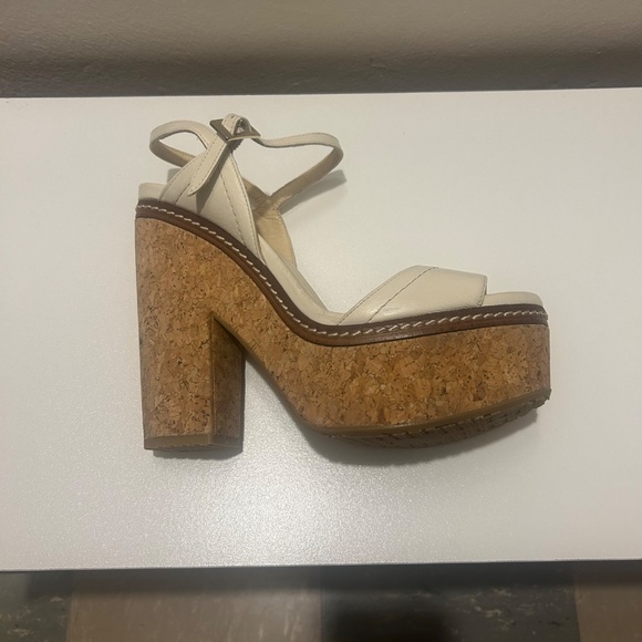 Jimmy Choo Cork Platform Sandals size 39.5/US 9.5 - Picture 3 of 5